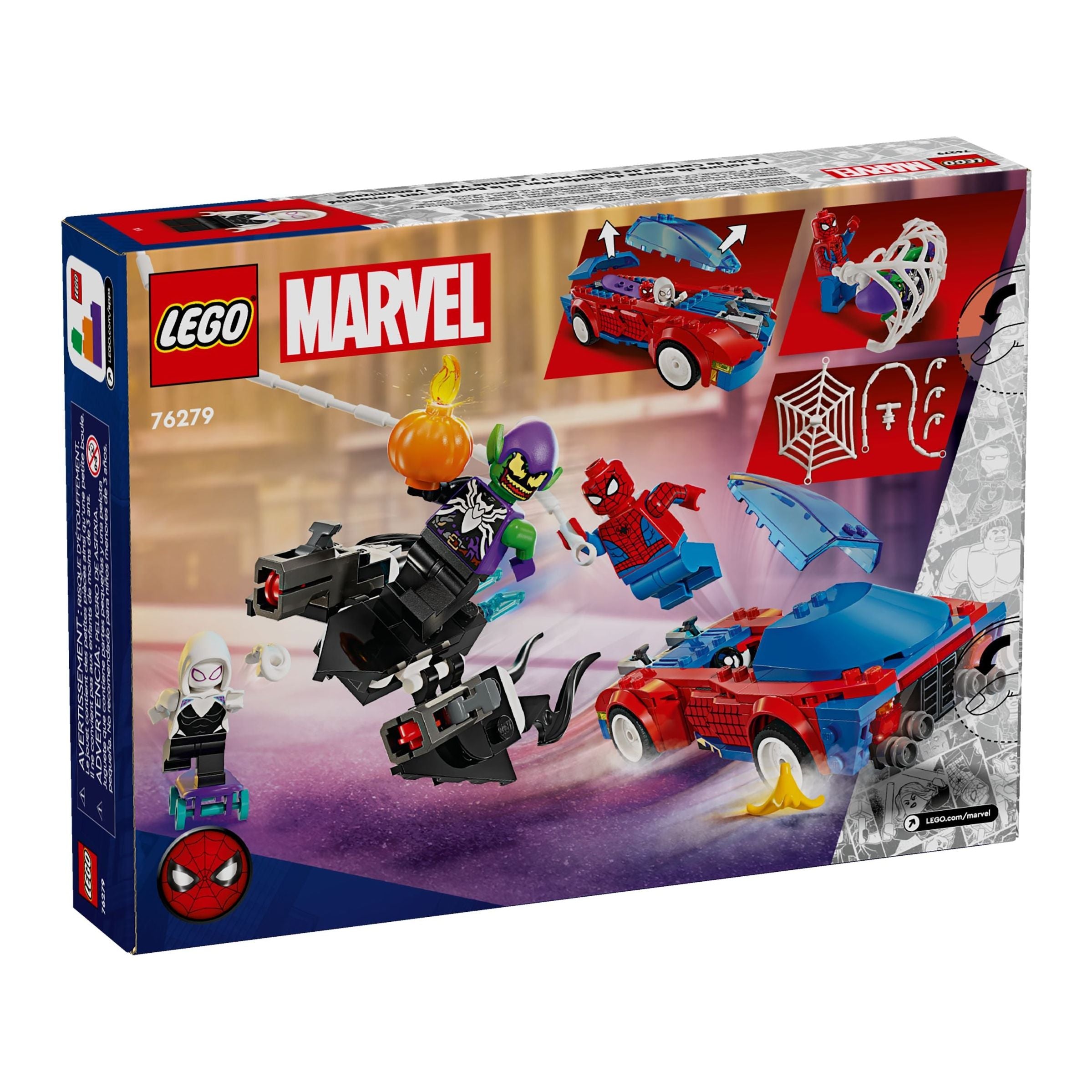 LEGO Marvel Spider-Mans Rennauto & Venom Green Goblin 76279