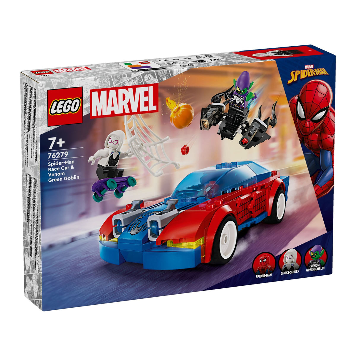 LEGO Marvel Spider-Mans Rennauto & Venom Green Goblin 76279