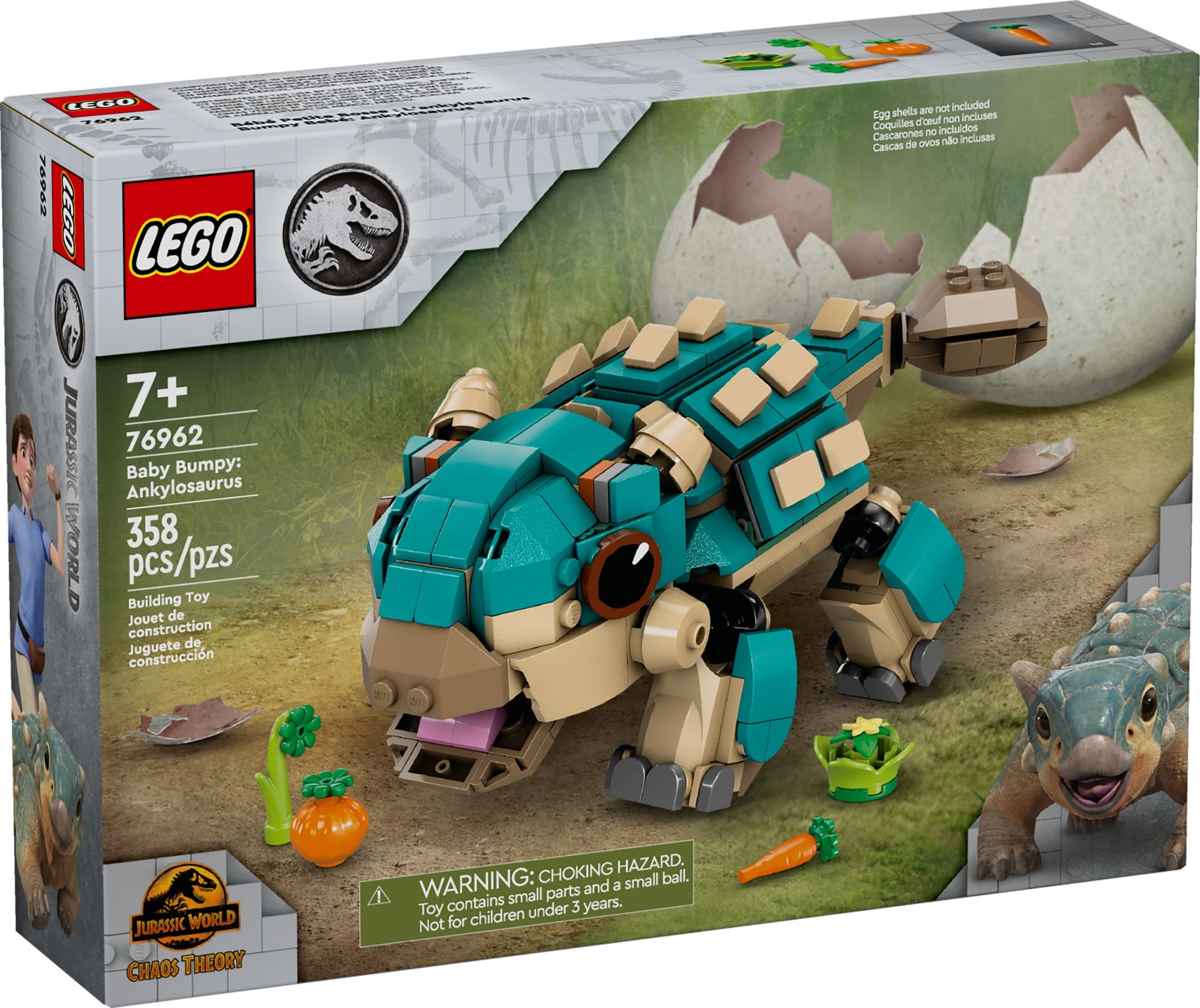ankylosaurus spielzeug LEGO Jurassic World Baby Bumby: Ankylosaurus 76962