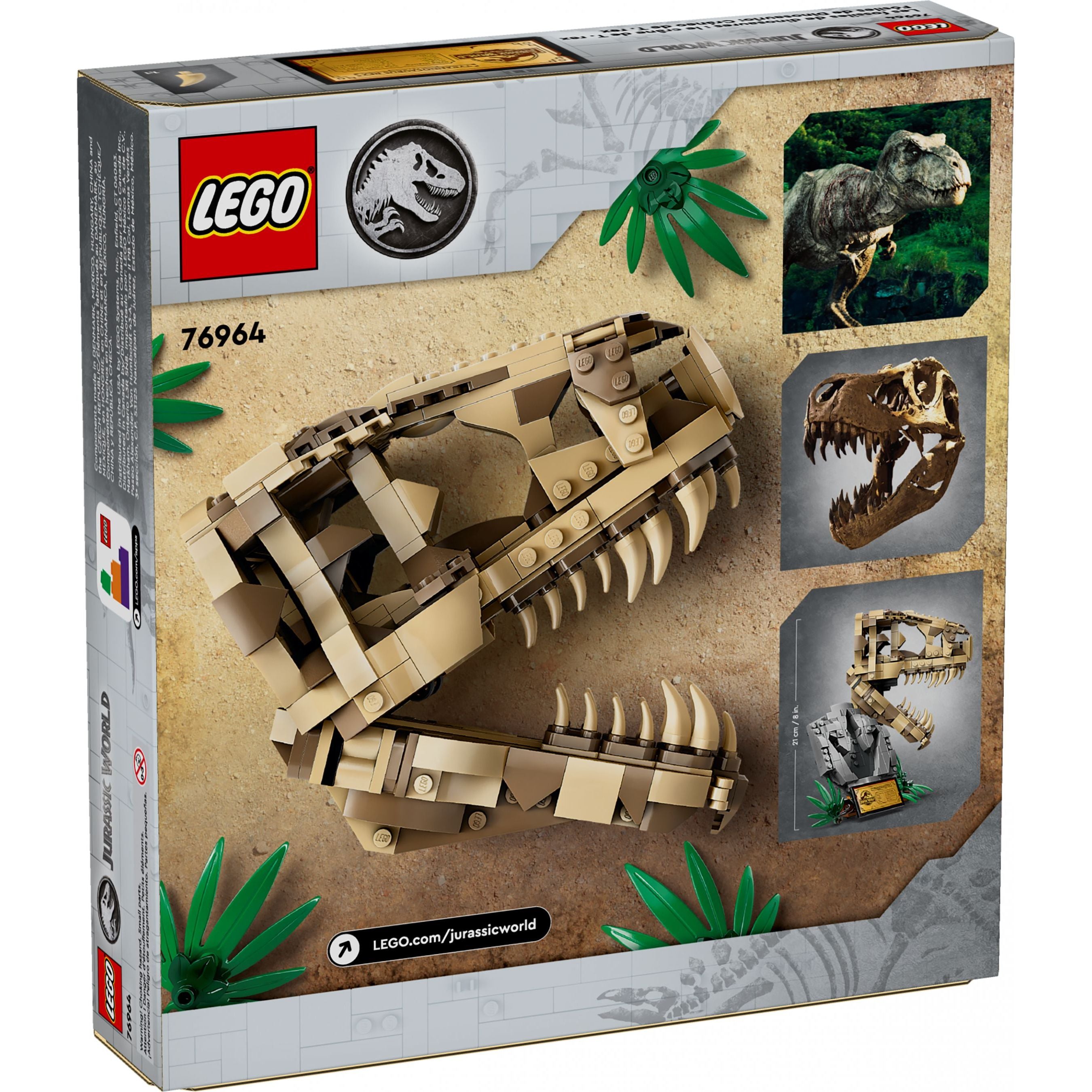 LEGO Jurassic World Dinosaurier-Fossilien: T.-rex-Kopf 76964