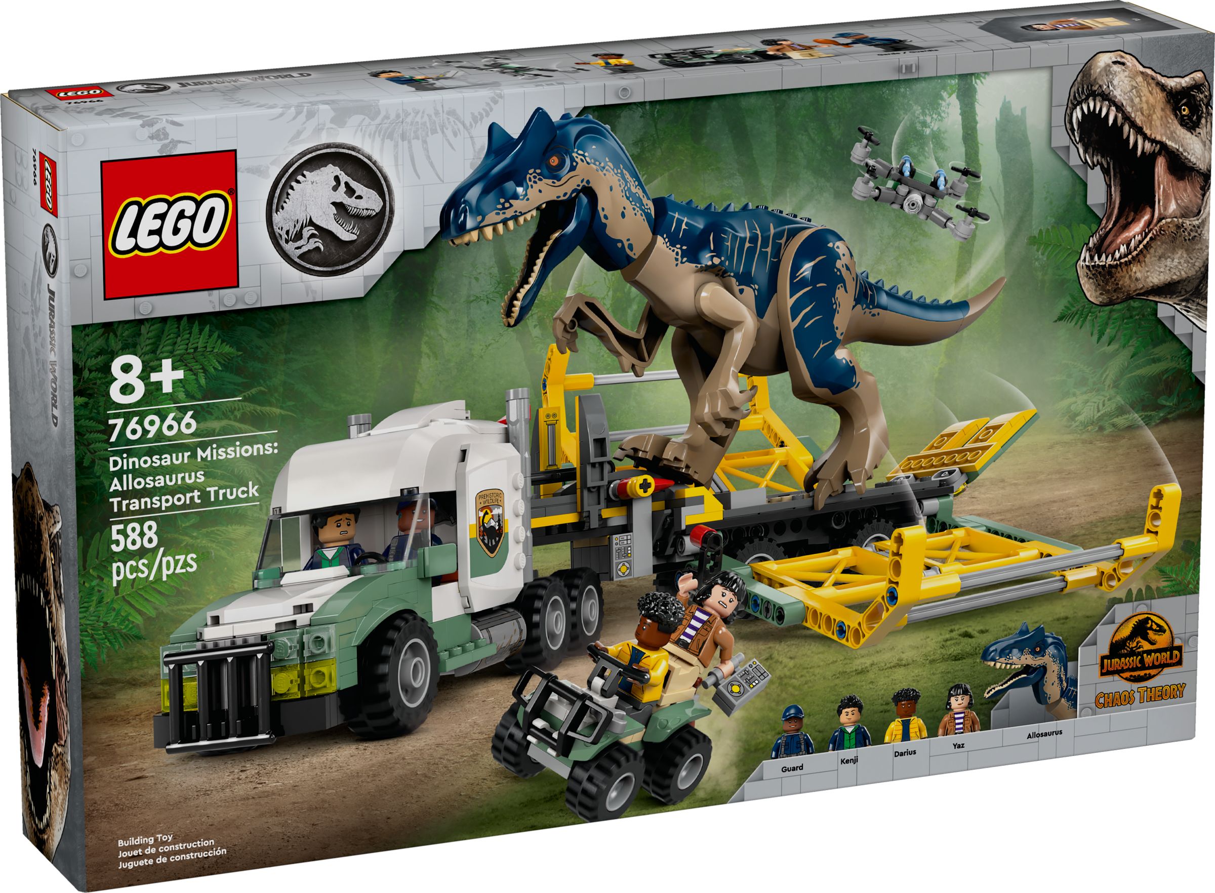 LEGO Jurassic World Allosaurus Transport Truck 76966