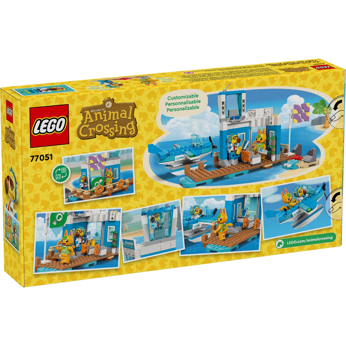 LEGO Animal Crossing Flieg mit Dodo Airlines 77051