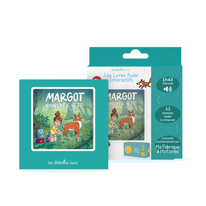 LUNII ALBUM AUDIO INTERACTIF MARGOT APPRENTIE VETO (FR)