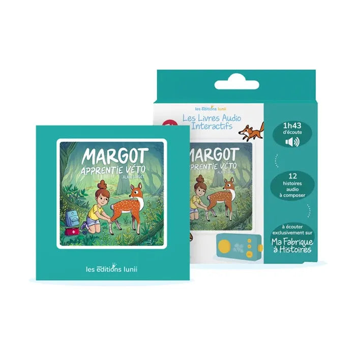 LUNII ALBUM AUDIO INTERACTIF MARGOT APPRENTIE VETO (FR)