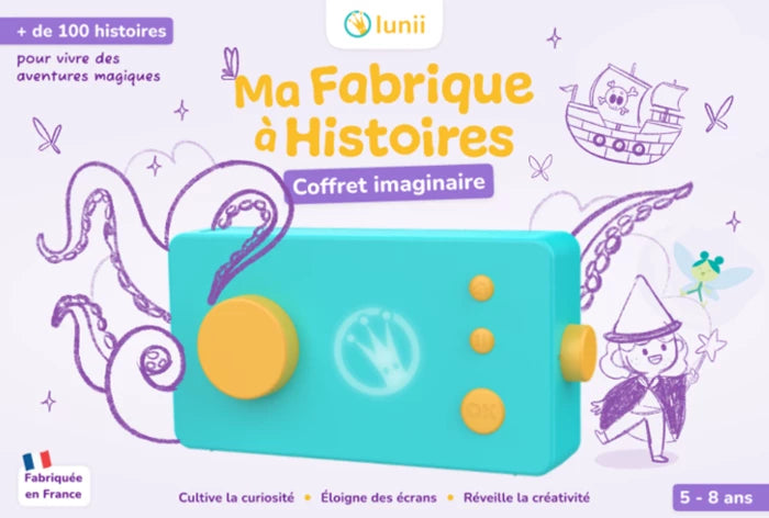 LUNII MA FABRIQUE A HISTOIRES - COFFRET CREATIVITE ET IMAGIN AIRE (FR)
