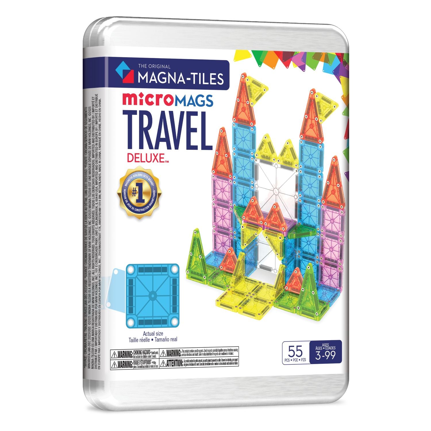 Magna-Tiles® MicroMAGS Travel Deluxe - 55 Teile