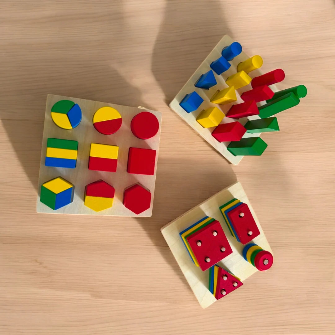 Kölner Lernspielverlag Mein Montessori Wunderset mit 14 Holz-Lernspielen