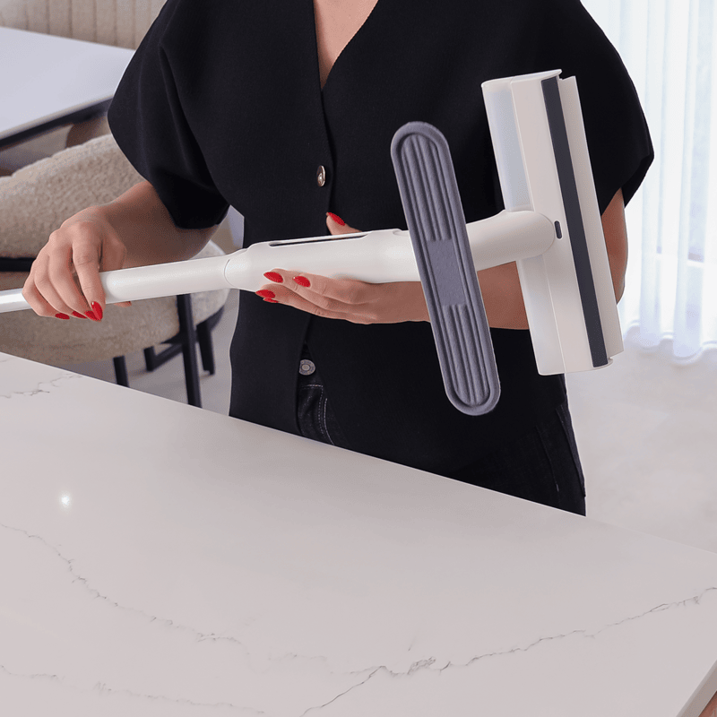 CREaCLEAN Mr. Perfect SPRAY – Teleskopfensterwascher mit Sprühfunktion