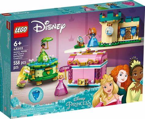 LEGO Disney Aurora, Merida and Tiana's Enchanted Creations 43203