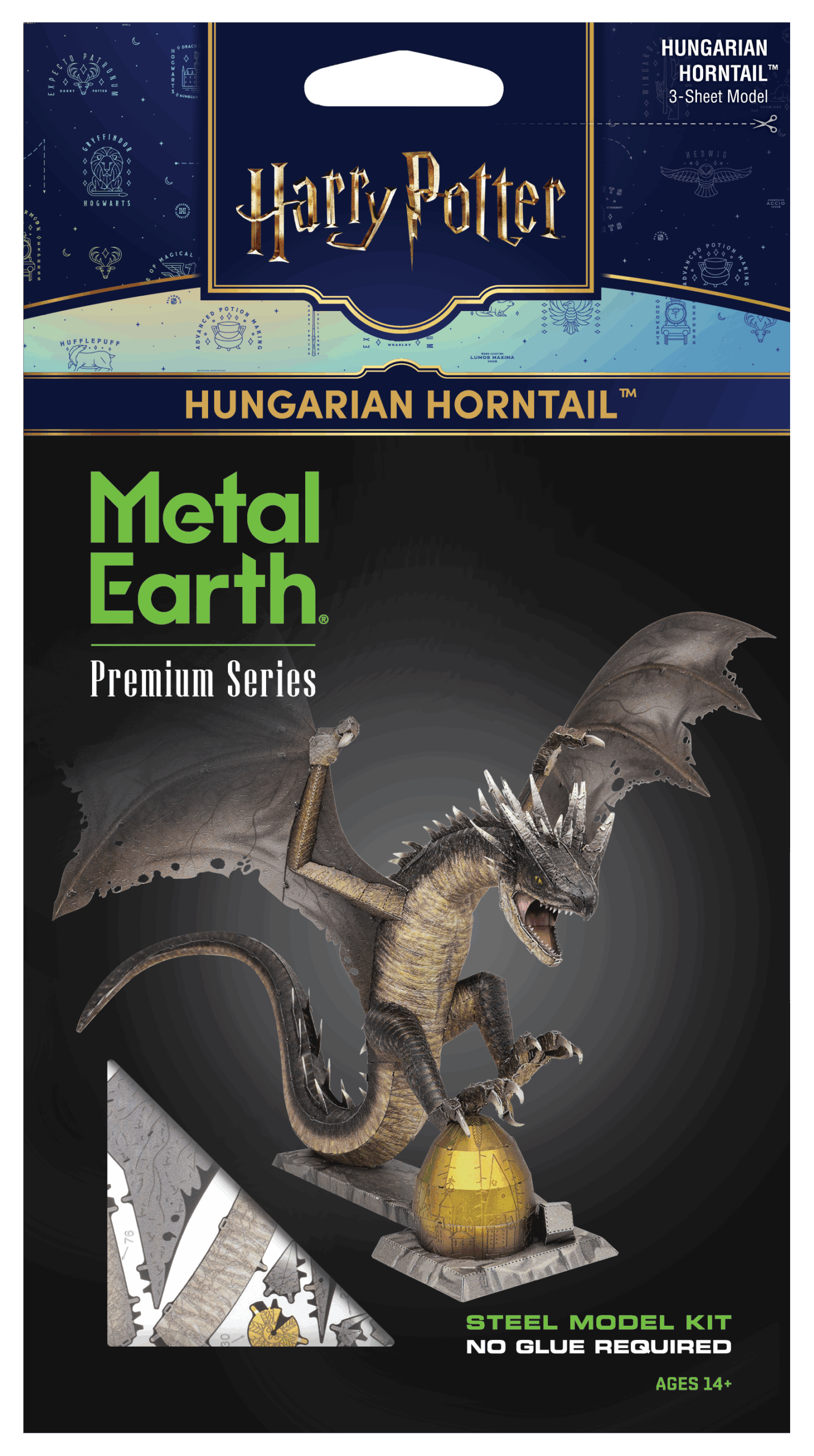 Metal Earth Hungarian Horntail – Premium Metall Bausatz