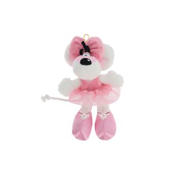 Diddlina Plüsch-Schlüsselanhänger im Ballerina-Kleid, 15 cm