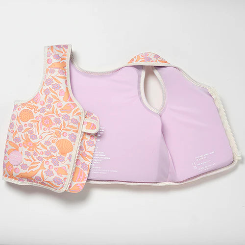 Sunnylife Kids Swim Vest 3-6 Ocean Magic Pink