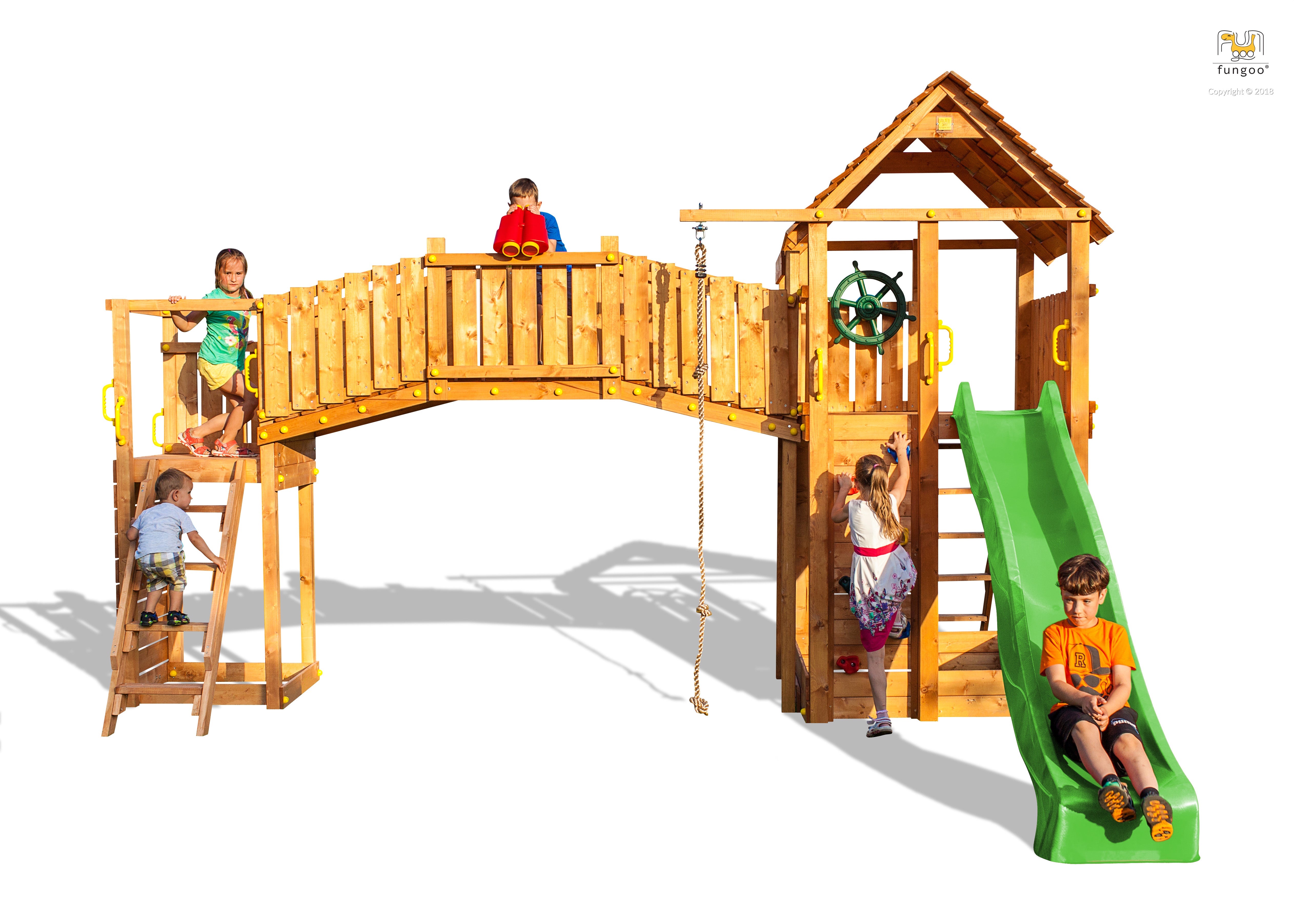 Fungoo SET RAINBOW FORTRESS TIP slide GREEN