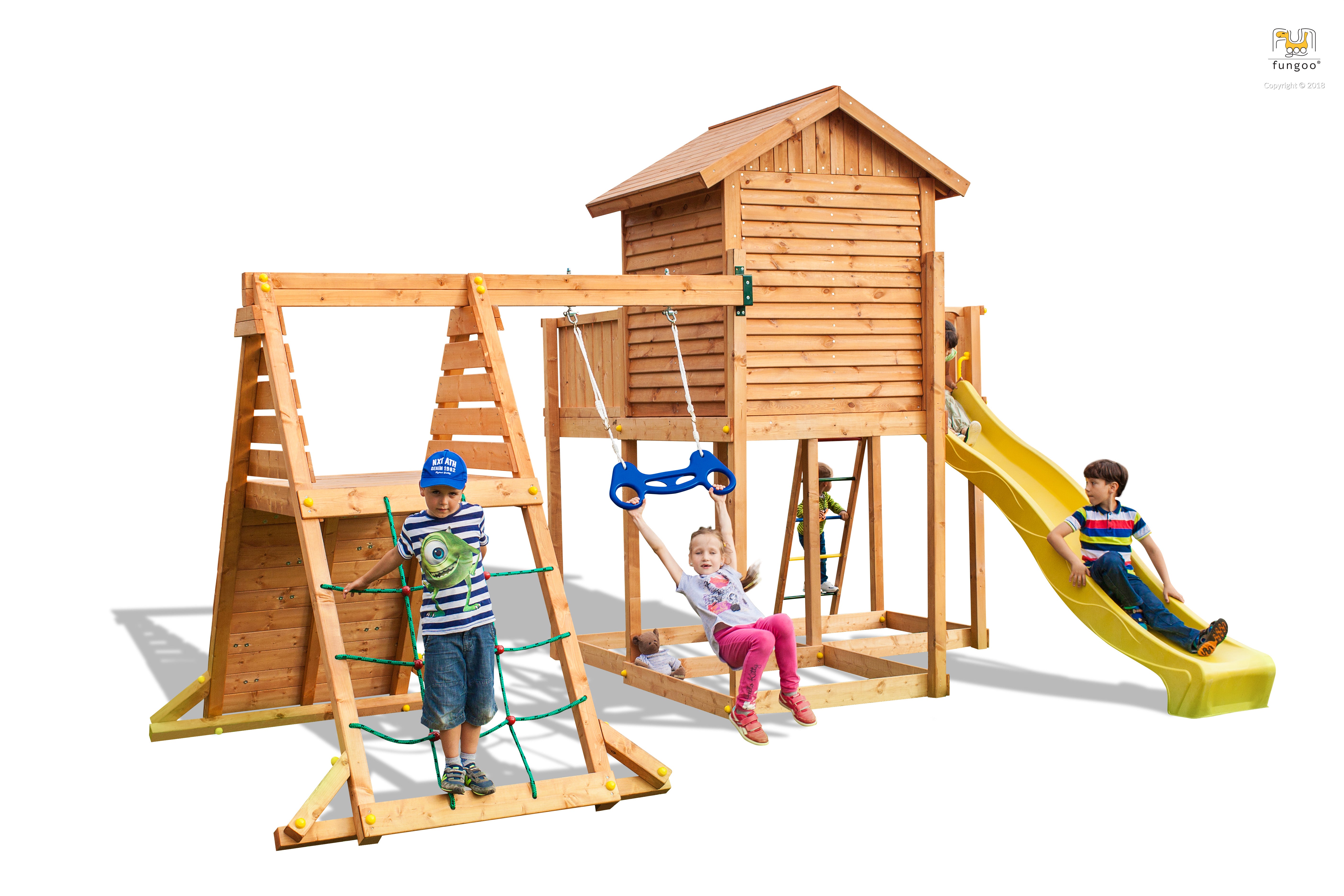 Fungoo SET MySIDE SPIDER slide YELLOW