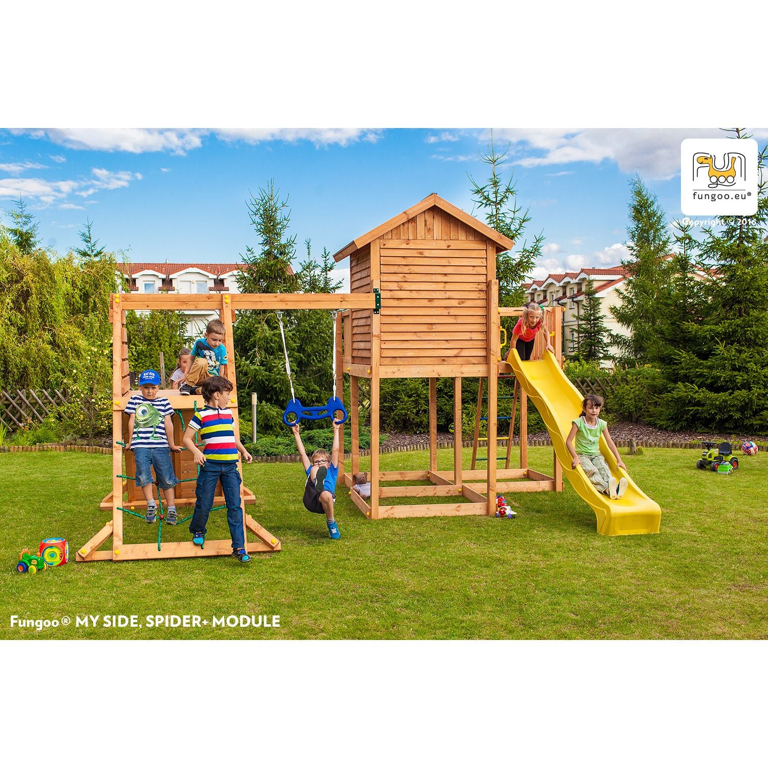 Fungoo SET MySIDE SPIDER slide YELLOW