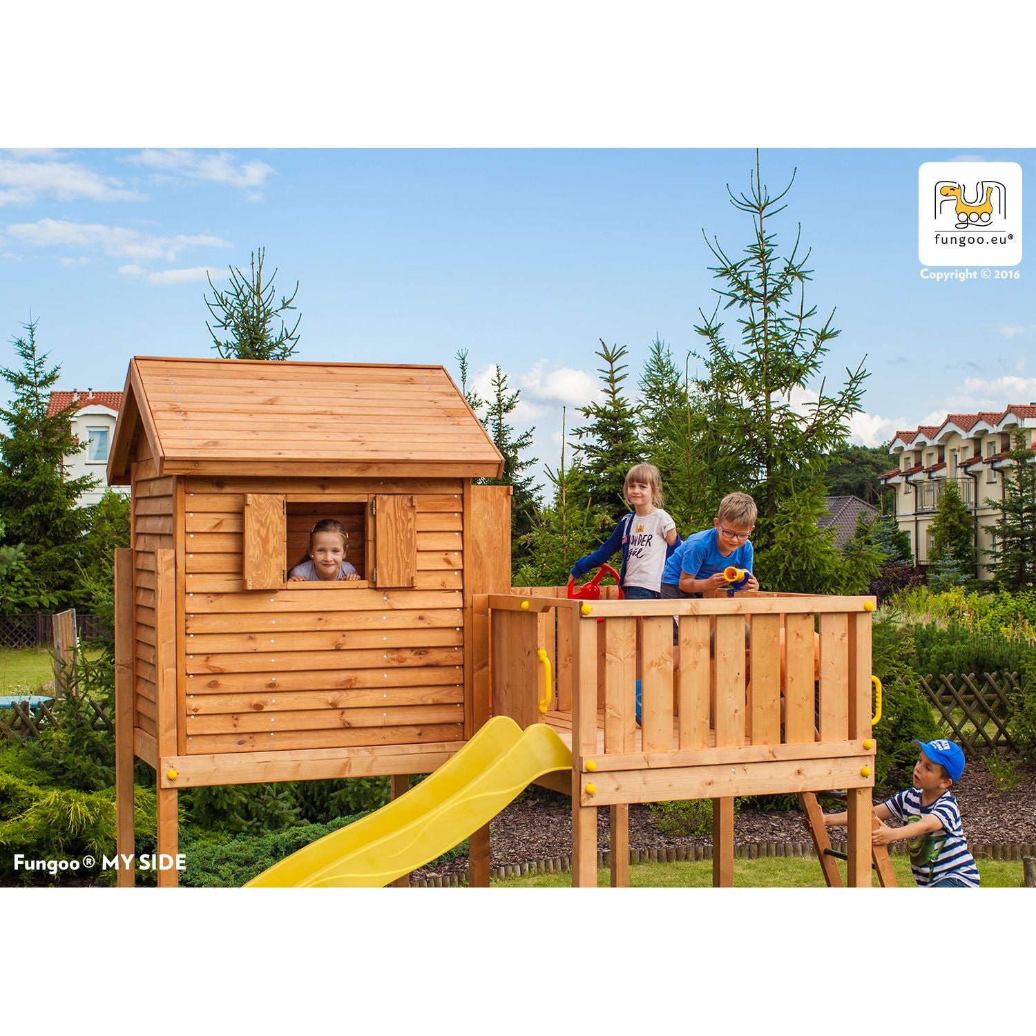 Fungoo SET MySIDE SPIDER slide YELLOW