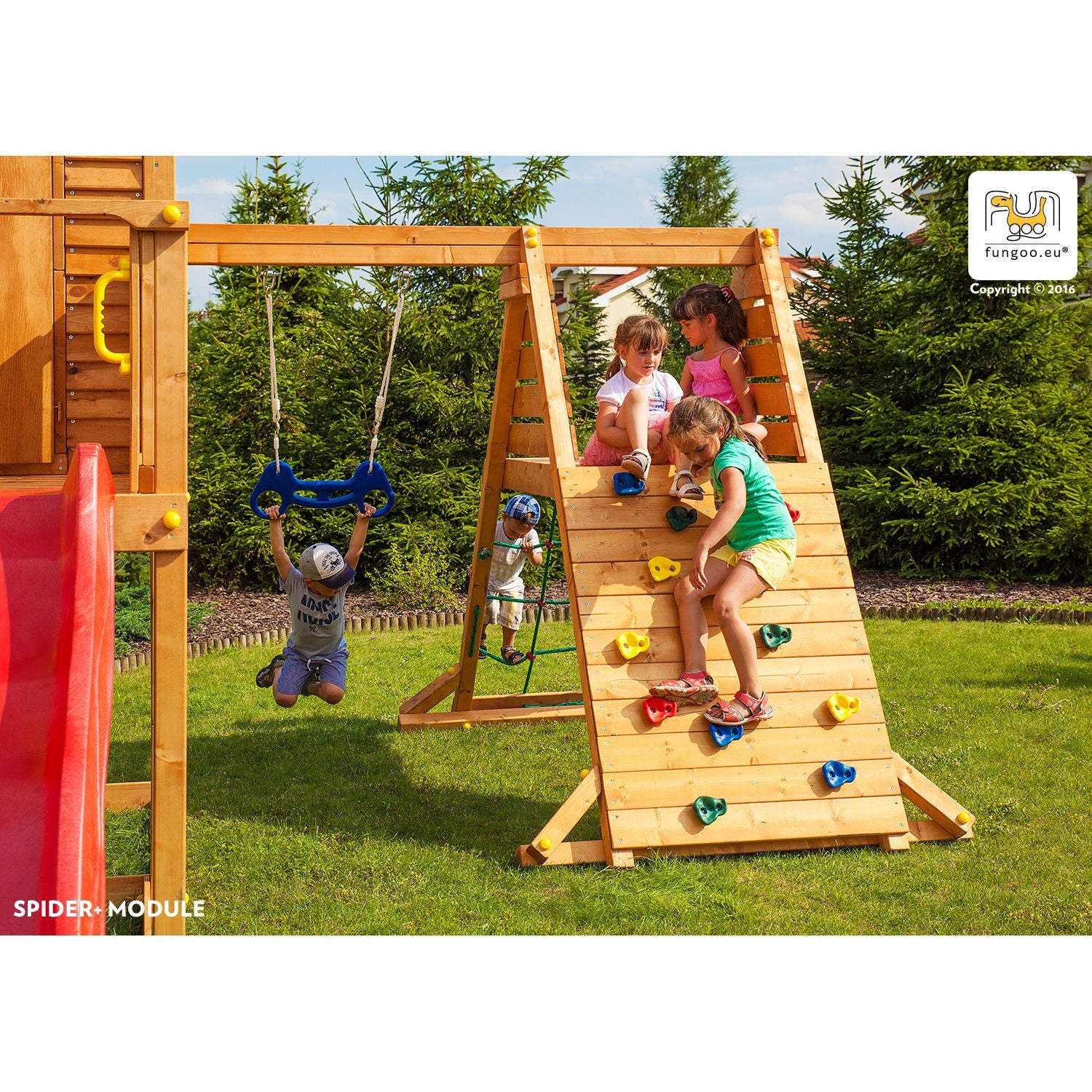 Fungoo SET MySIDE SPIDER slide YELLOW