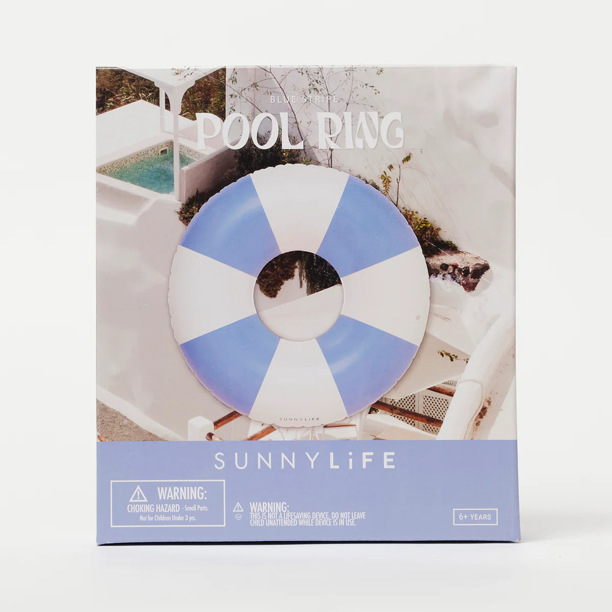 Sunnylife Pool Ring Blue Stripe
