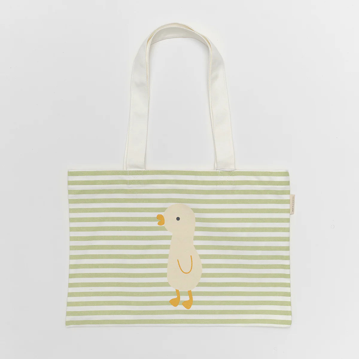 Sunnylife Kinder Canvas Strandtasche Ente Sage Stripes
