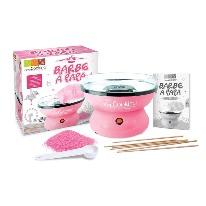 ZUCKERWATTENMASCHINE PINK, 28X28X15 CM