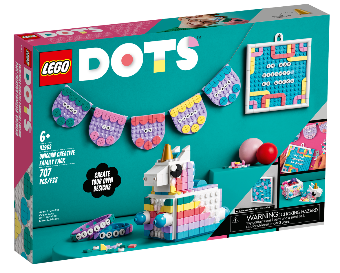 LEGO Dots Einhorn Familienkreativset 41962