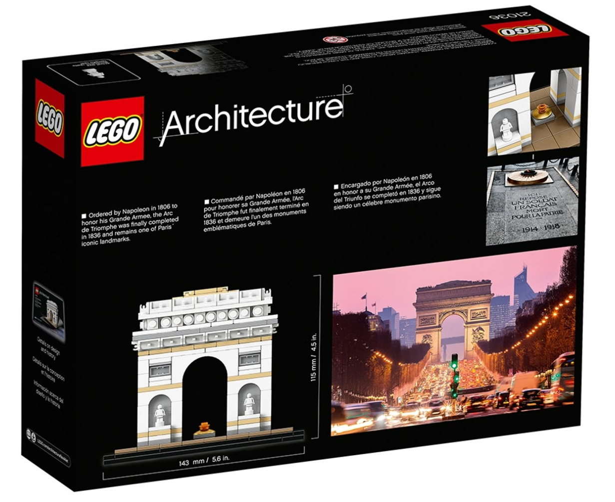 LEGO Architecture Der Triumphbogen 21036
