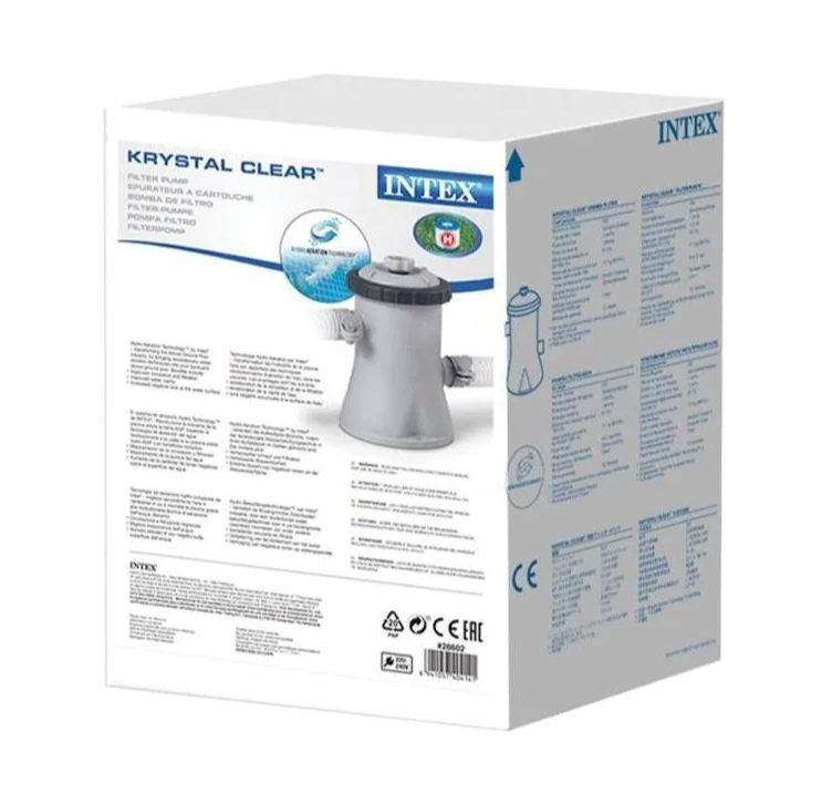 Intex Filterpumpe Kartuschenfilter 1.250 l/h