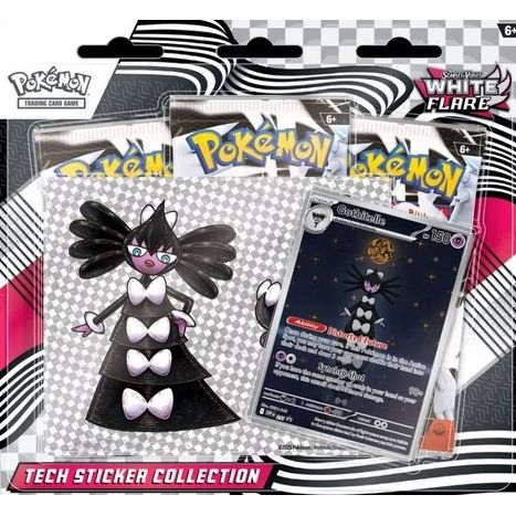 P-DE SV10.5 Weisse Flammen Tech Sticker Collection