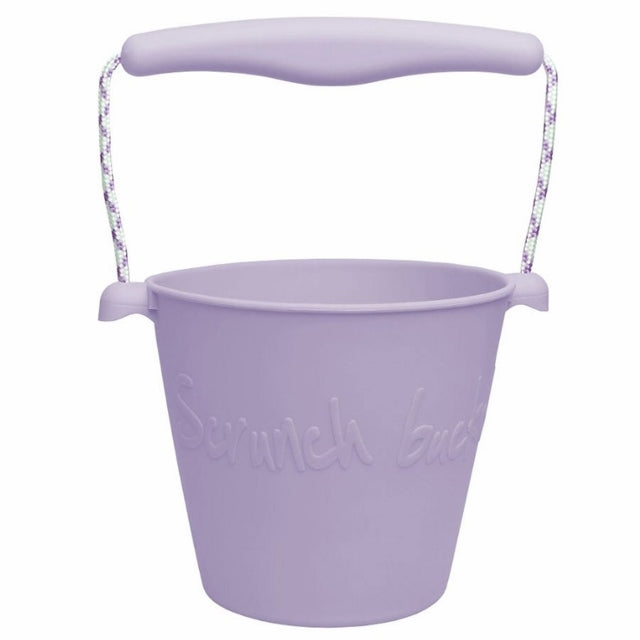 Scrunch Bucket - Silikon Eimer Lila