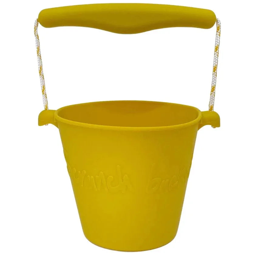 Scrunch Bucket Silikon Eimer Mustard