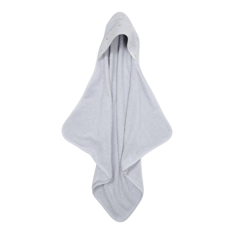 Little Dutch Kapuzenhandtuch embroidered Blue - 100x100 cm