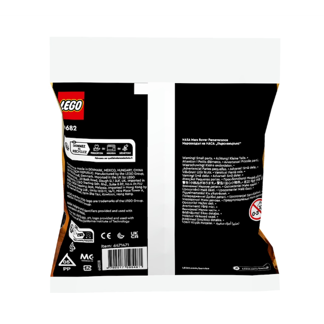 LEGO Technic NASA Mars Rover Perseverance Polybag 30682