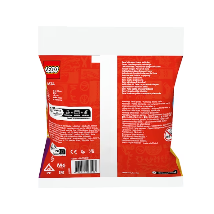 LEGO Ninjago Zanes Drachenpower-Fahrzeuge Polybag 30674