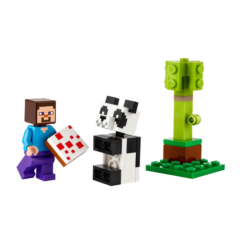 LEGO Minecraft Steve mit Baby-Panda Polybag 30672