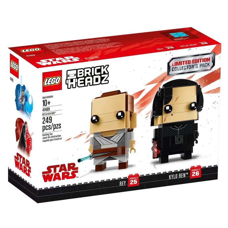 LEGO Brickheadz Rey & Kylo Ren 41489
