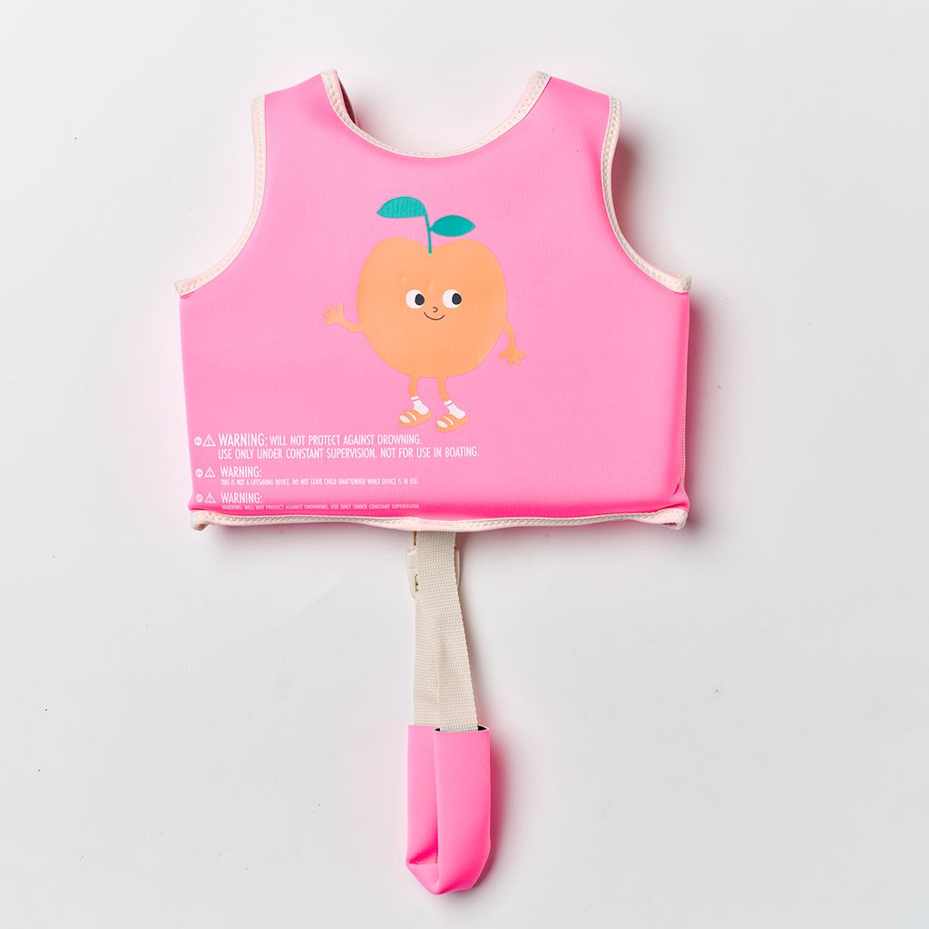 Sunnylife Schwimmweste 2-3 Poppy the Peach Neon Pink