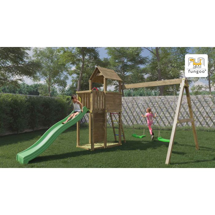 Fungoo Boomer3 KDI slide GREEN