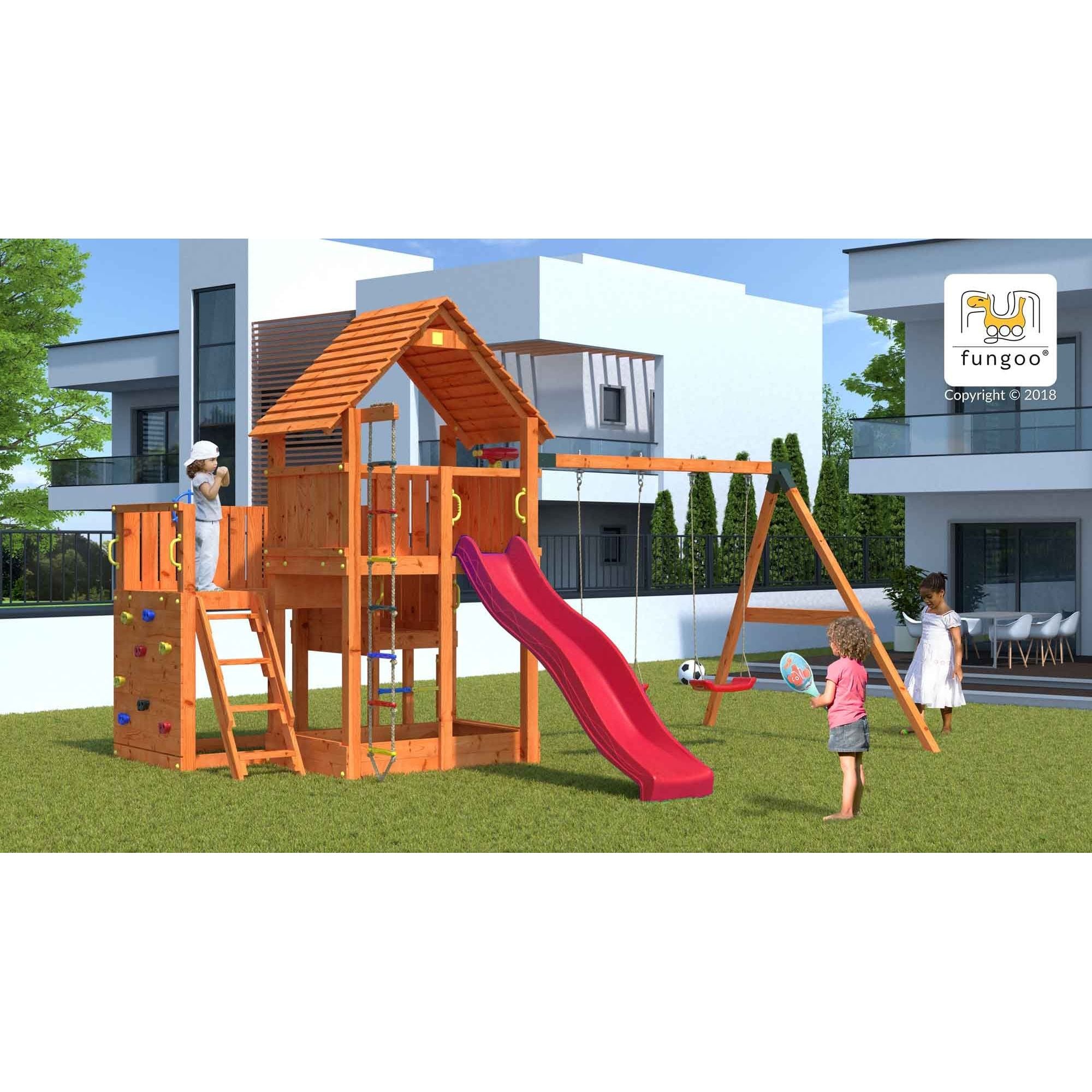 Fungoo SET BIG LEADER MOVE RED slide RED
