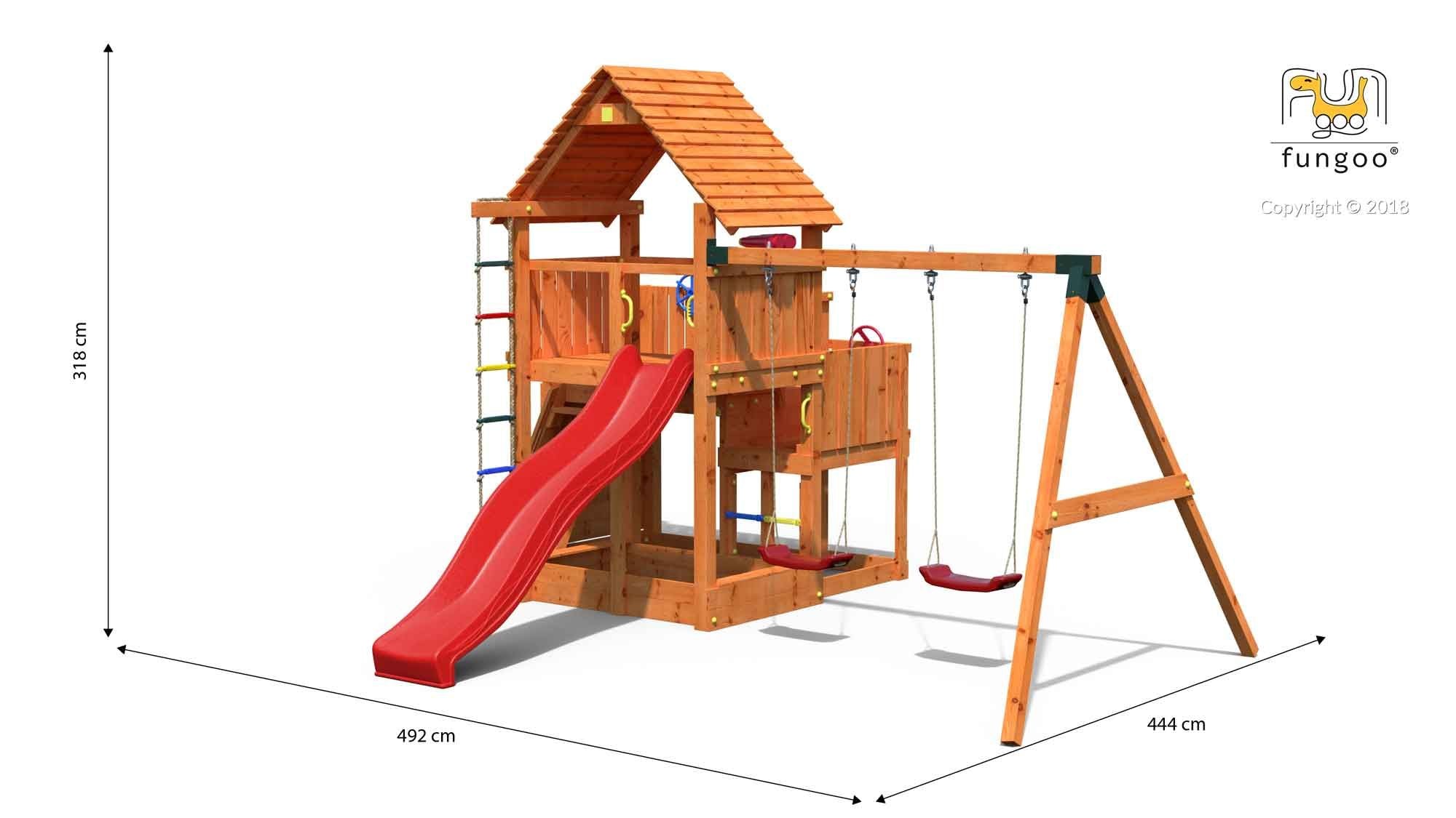 Fungoo SET BIG LEADER MOVE RED slide RED