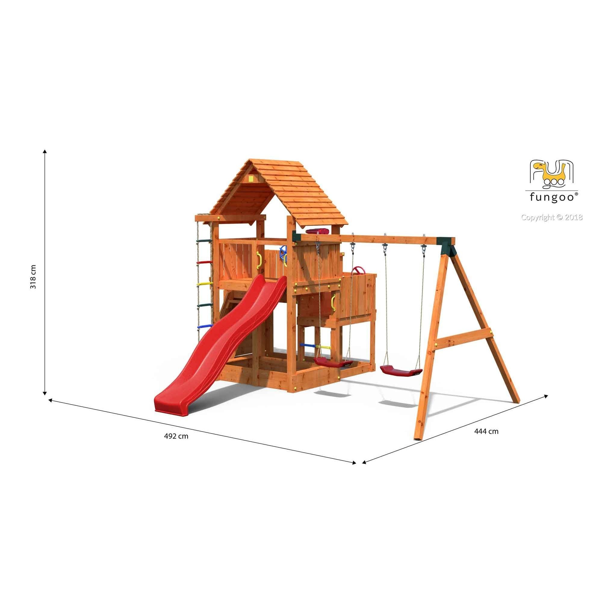 Fungoo SET BIG LEADER MOVE RED slide RED