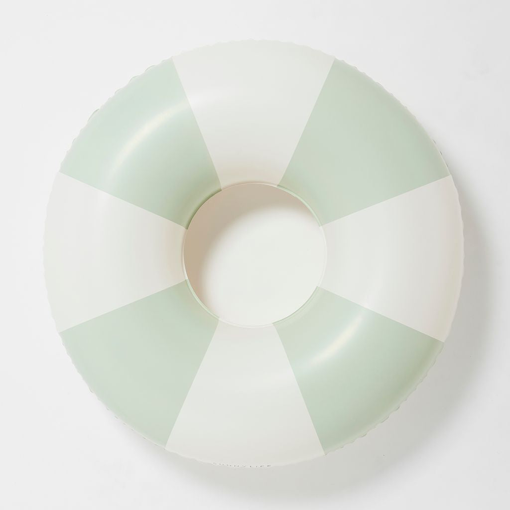 Sunnylife Poolring The Vacay Soft Olive Stripe