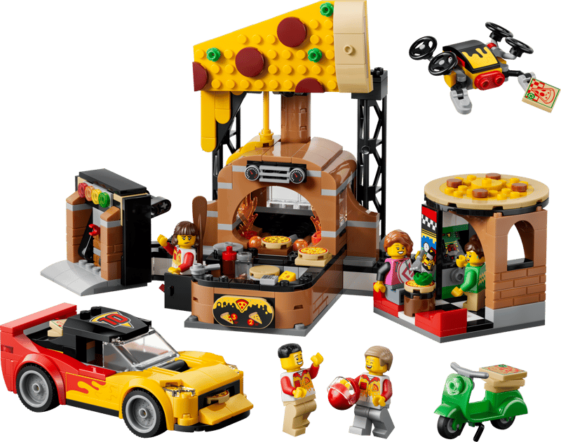 LEGO LEGO City Pizza-Liefererlebnis mit Fahrzeugen 60496