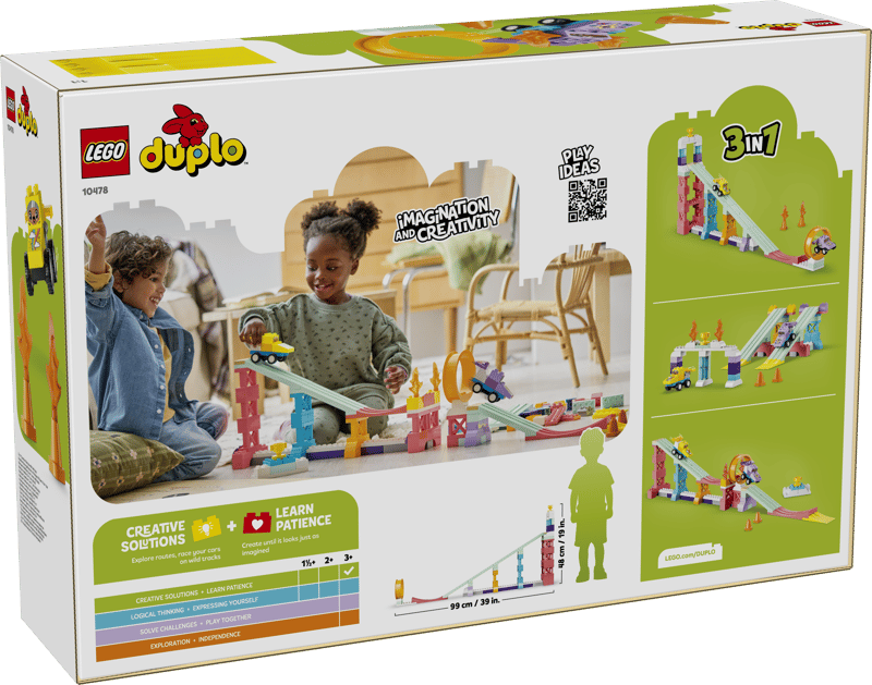LEGO DUPLO Town Kreative Sprungschanzen mit kleinen Flitzern 3-in-1-Set 10478
