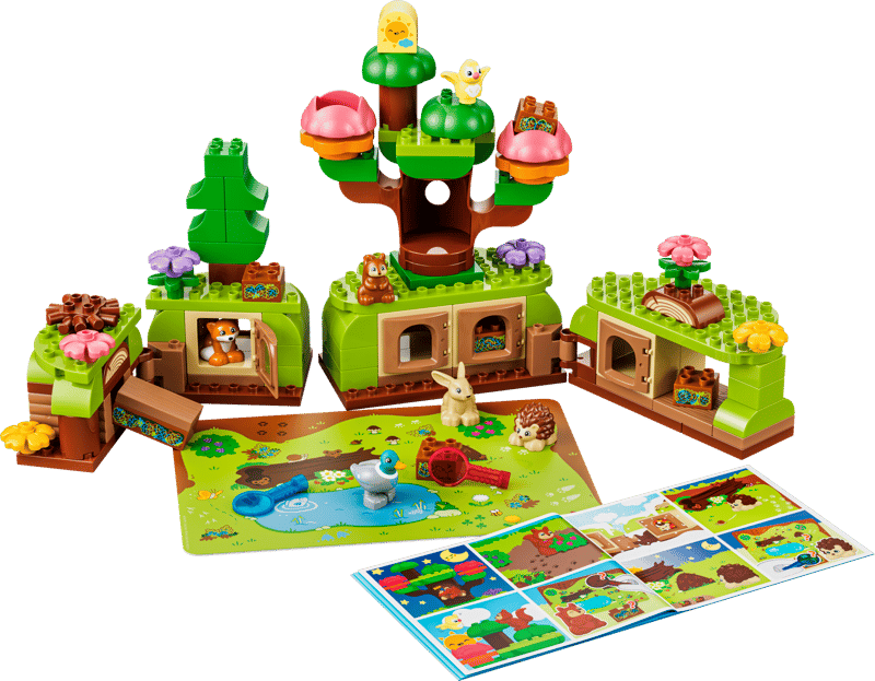 LEGO DUPLO Town Wald mit wilden Tieren 10480
