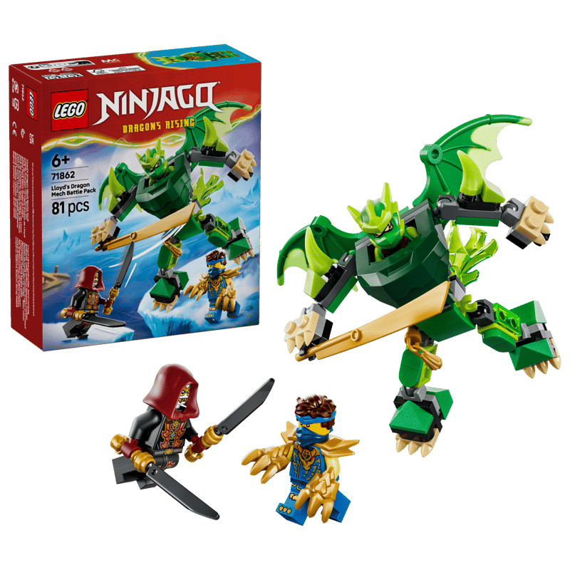 LEGO Ninjago Lloyds Drachen-Mech Battle Set 71862