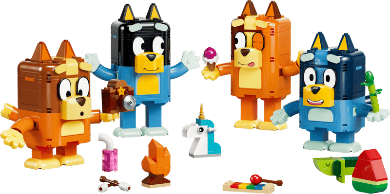 LEGO Bluey Blueys Familie aus LEGO Steinen 11217