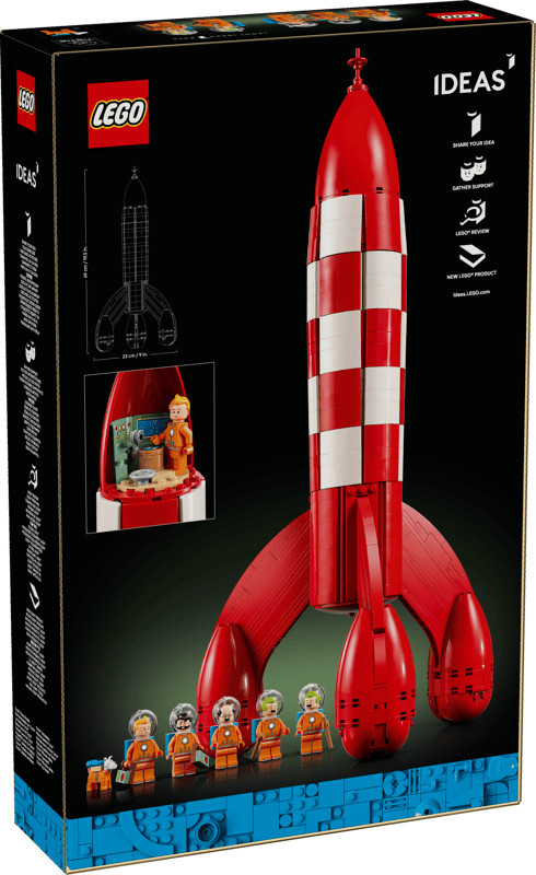 LEGO Ideas Die Mondrakete von Tim und Struppi 21367