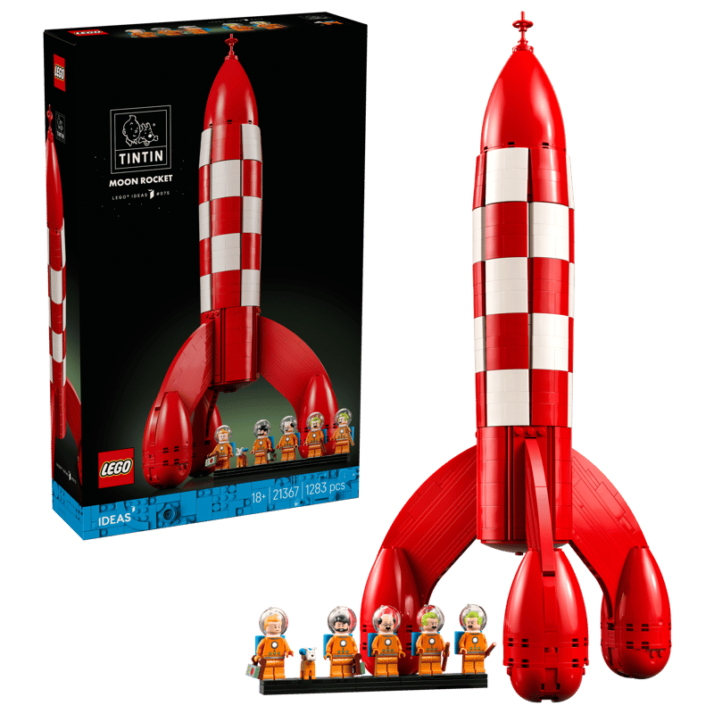 LEGO Ideas Die Mondrakete von Tim und Struppi 21367