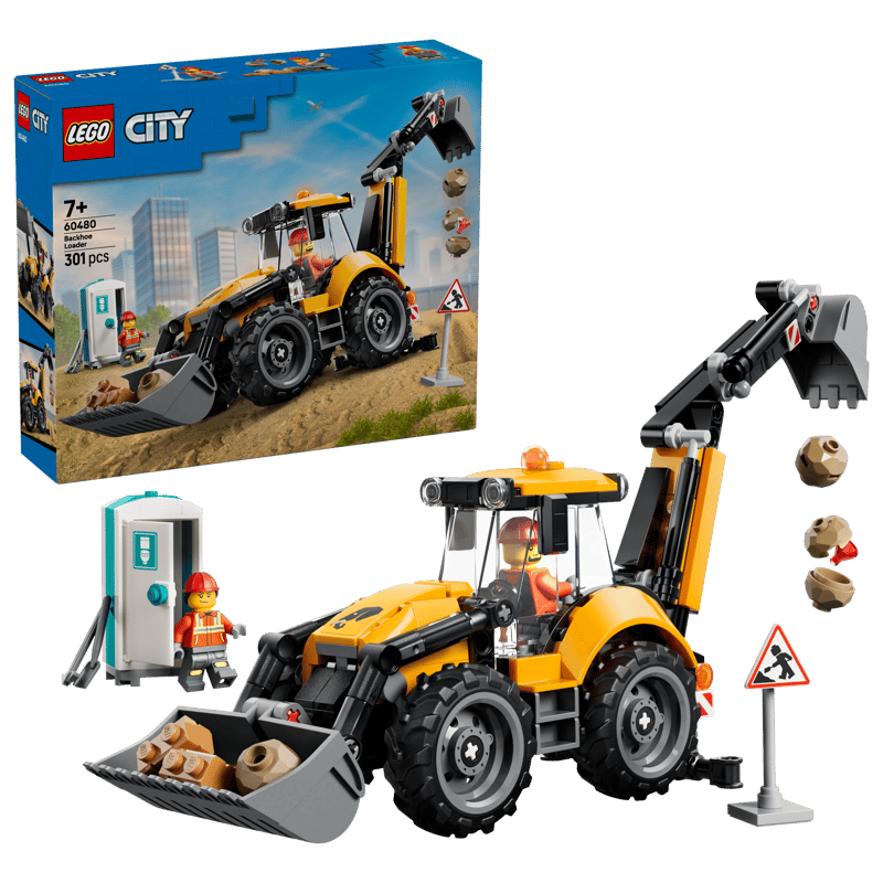 LEGO LEGO City Gelber Baggerlader 60480
