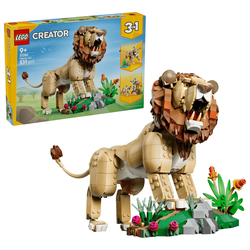 LEGO Creator Wilde Tiere: Majestätischer Löwe 31386